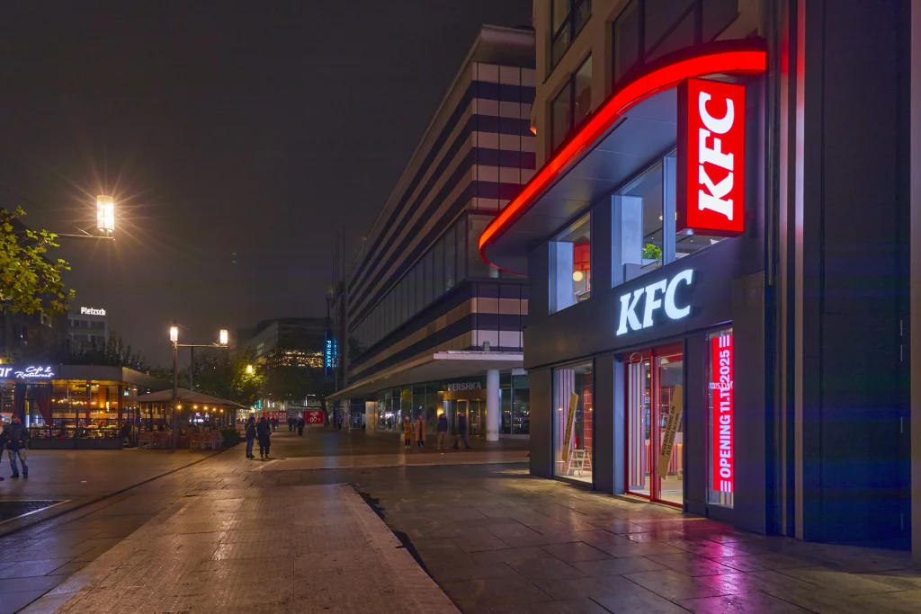 KFC eröffnet neues Restaurant auf der Zeil