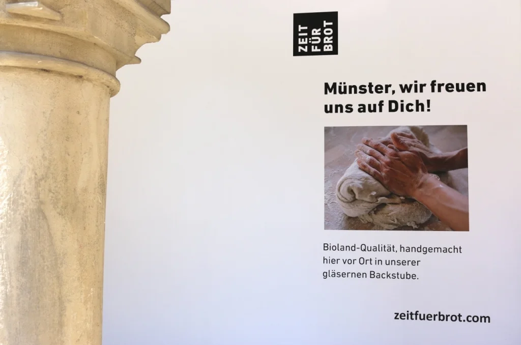 Münster: Zeit für Brot eröffnet am Prinzipalmarkt