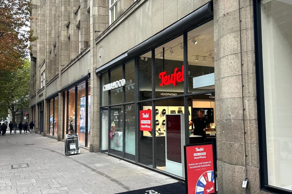 Teufel eröffnet neuen Store in der Mönckebergstraße